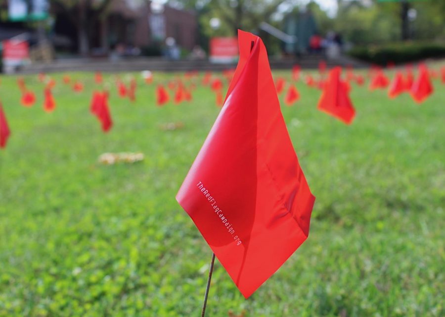 Red flags cover MSC Triangle Field. 
