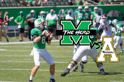 Redshirt freshman quarterback Grant Wells focused on making a play against the Colonels.