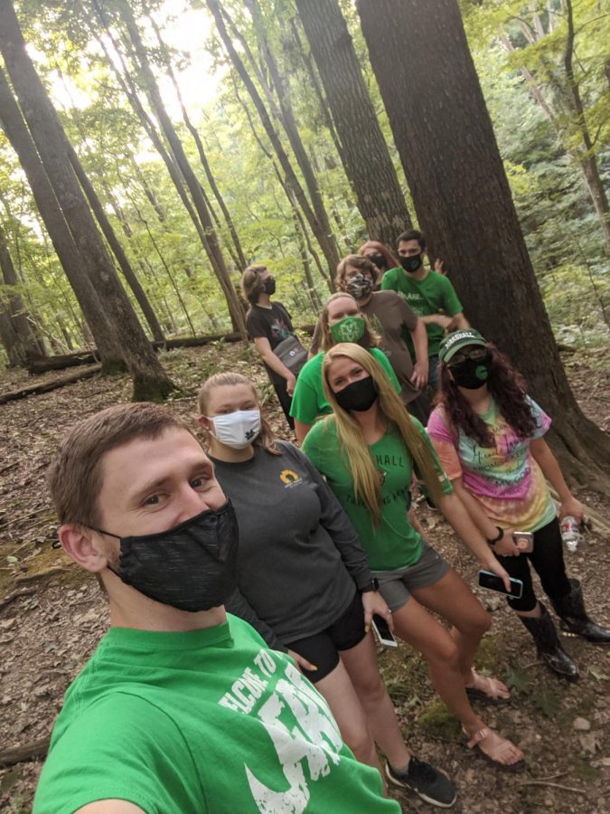 Chi Alpha group during a recent hiking event. 