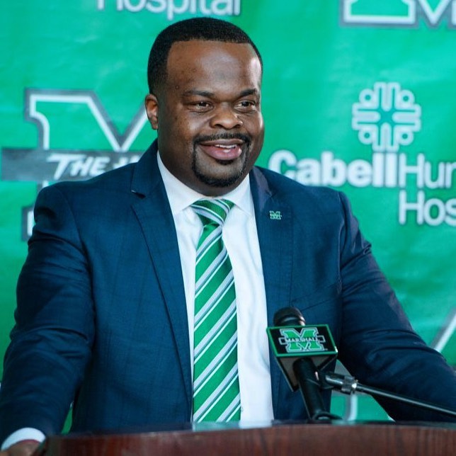 As 2021 comes to a close, The Parthenon is revisiting some of the most interesting and important stories from the past year. The first comes from the announcement of Charles Huff as the new head coach for Marshall football. 

“These core values established by head coach Charles Huff are intended to develop the participants of the Marshall football program into champions. 

‘We’re not working for championships,’ Huff said. ‘We’re not working for a certain game. We’re working to be a champion.’” 

Growing up in the Washington DC area, a five-year-old Charles Huff dreamed of leading a college football program one day. As Huff grew into adulthood, he was inspired by a folk hero from the DC area named Byron Leftwich. 

After 15 years of enhancing his coaching pedigree, Huff’s 32-year-old dream of leading a college football program was realized at the same program where Leftwich cemented his legacy.
…

From “Charles Huff energizing Herd football into the future,” published on January 26, 2021.

Story by Grant Goodrich