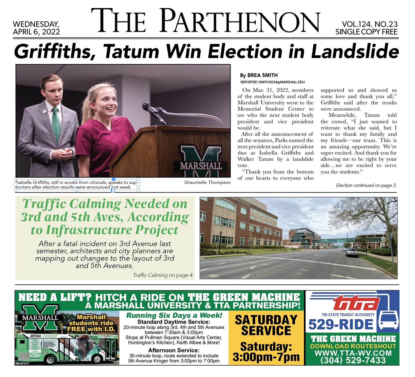 Check out this sneak peek of Wednesday’s front page. Don’t forget to grab a copy tomorrow on campus.