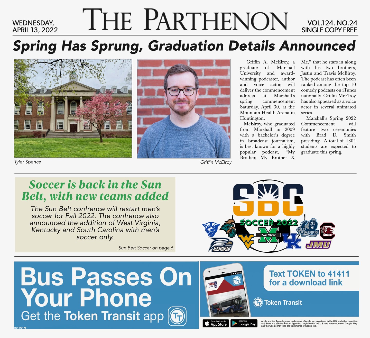 Check out this sneak peek of Wednesday’s front page. Don’t forget to grab a copy tomorrow on campus.