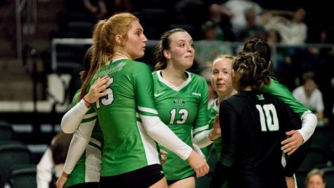 Marshall Volleyball Sweeps Furman in Greenville
