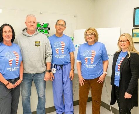 Marshall Health worked to put on the Stars, Stripes, and Smiles event.
