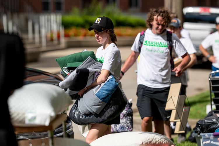 Students move into their dorms in August 2023 for the 2023-2024 school year.