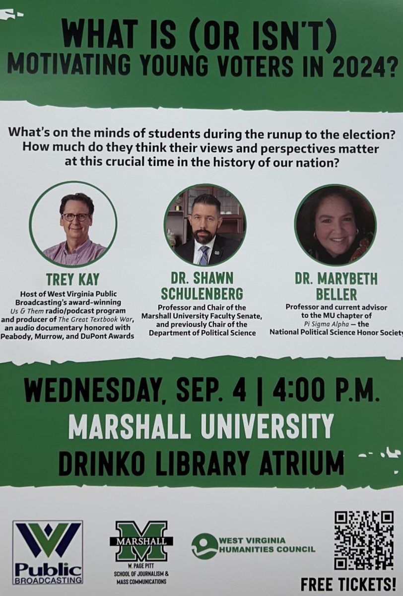 The live taping will take place in the Drinko Library Atrium.