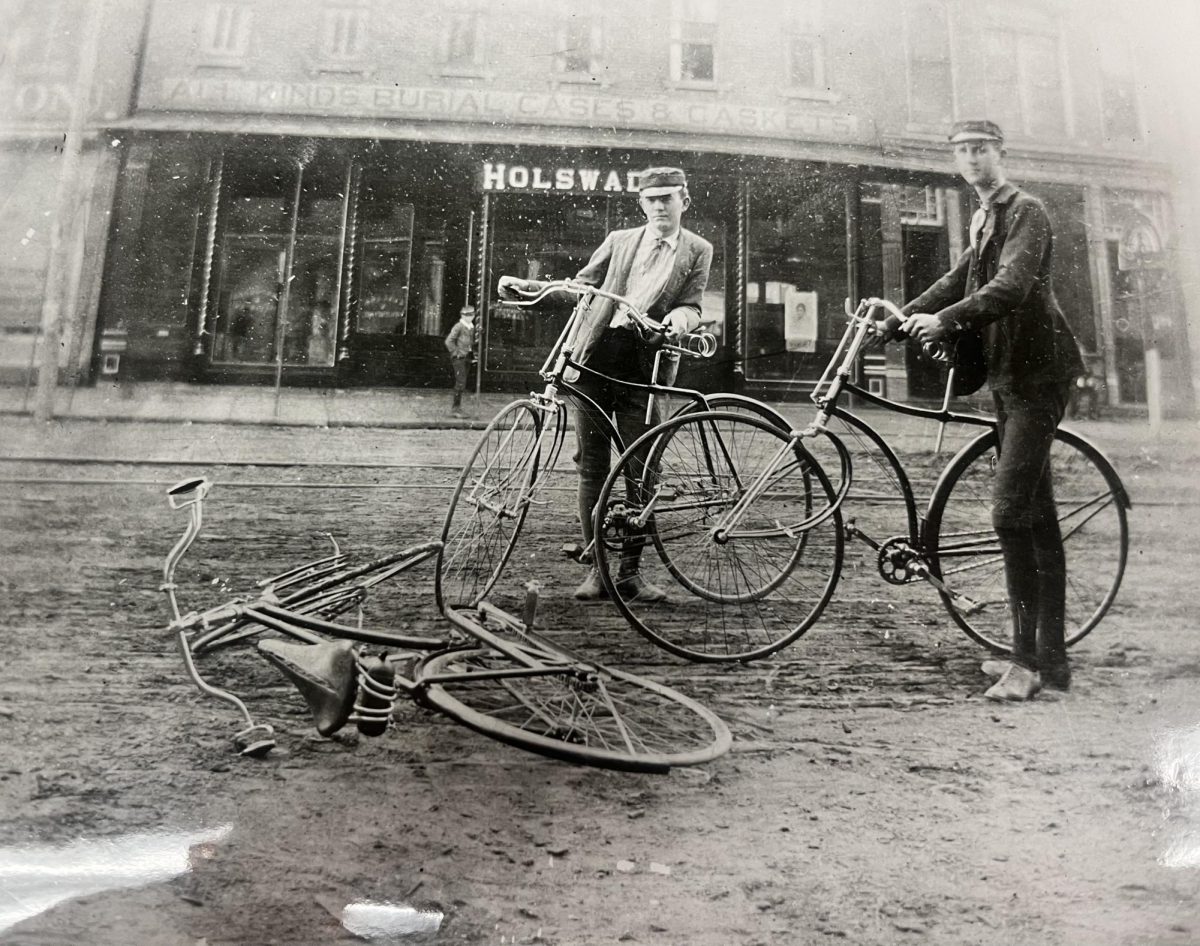 Frank Archer and Robert Archer on the first Labor Day