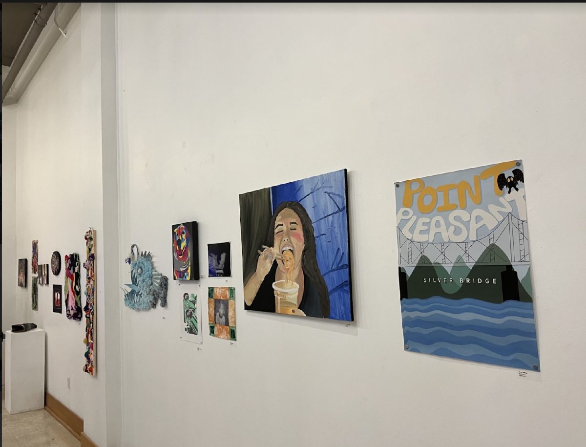 Art on display in the Visual Arts Center 