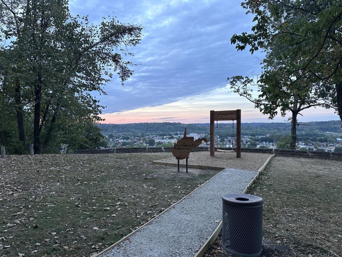 Rotary Park in Huntington now has a WV tourism swing on it's grounds.