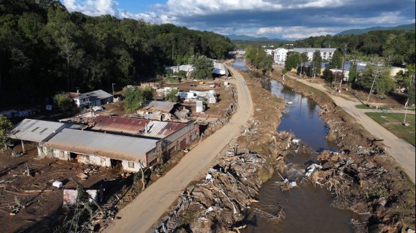 Damage from Hurricane Helene