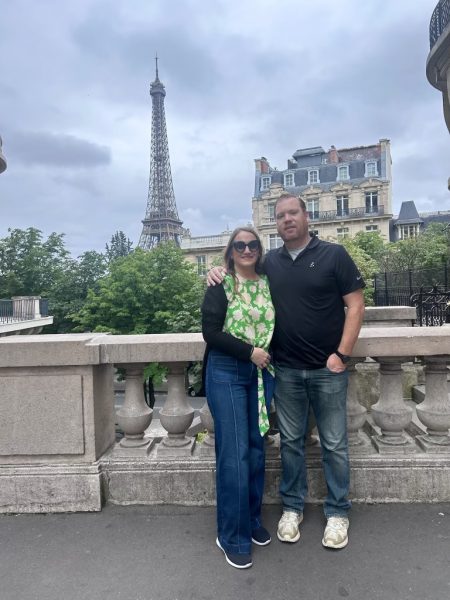 Billy and Michelle on their trip to Paris.