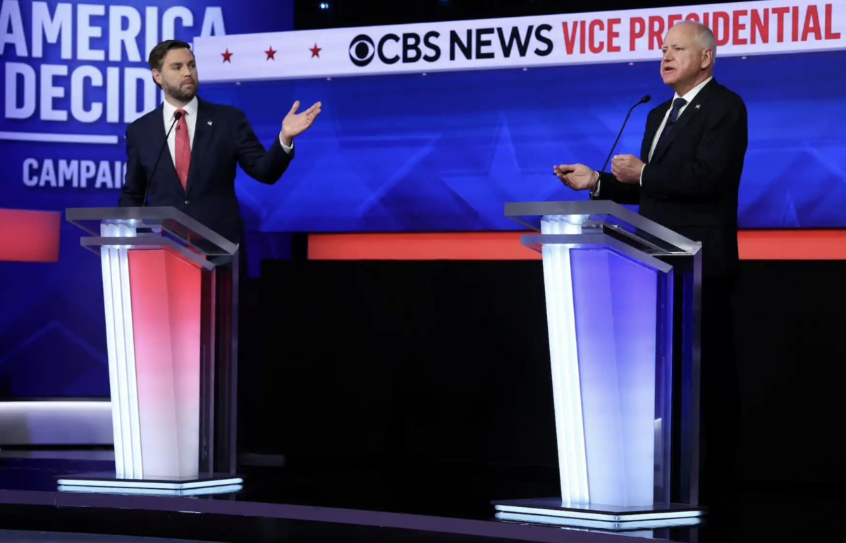 The vice presidential debate took place in New York City, NY.