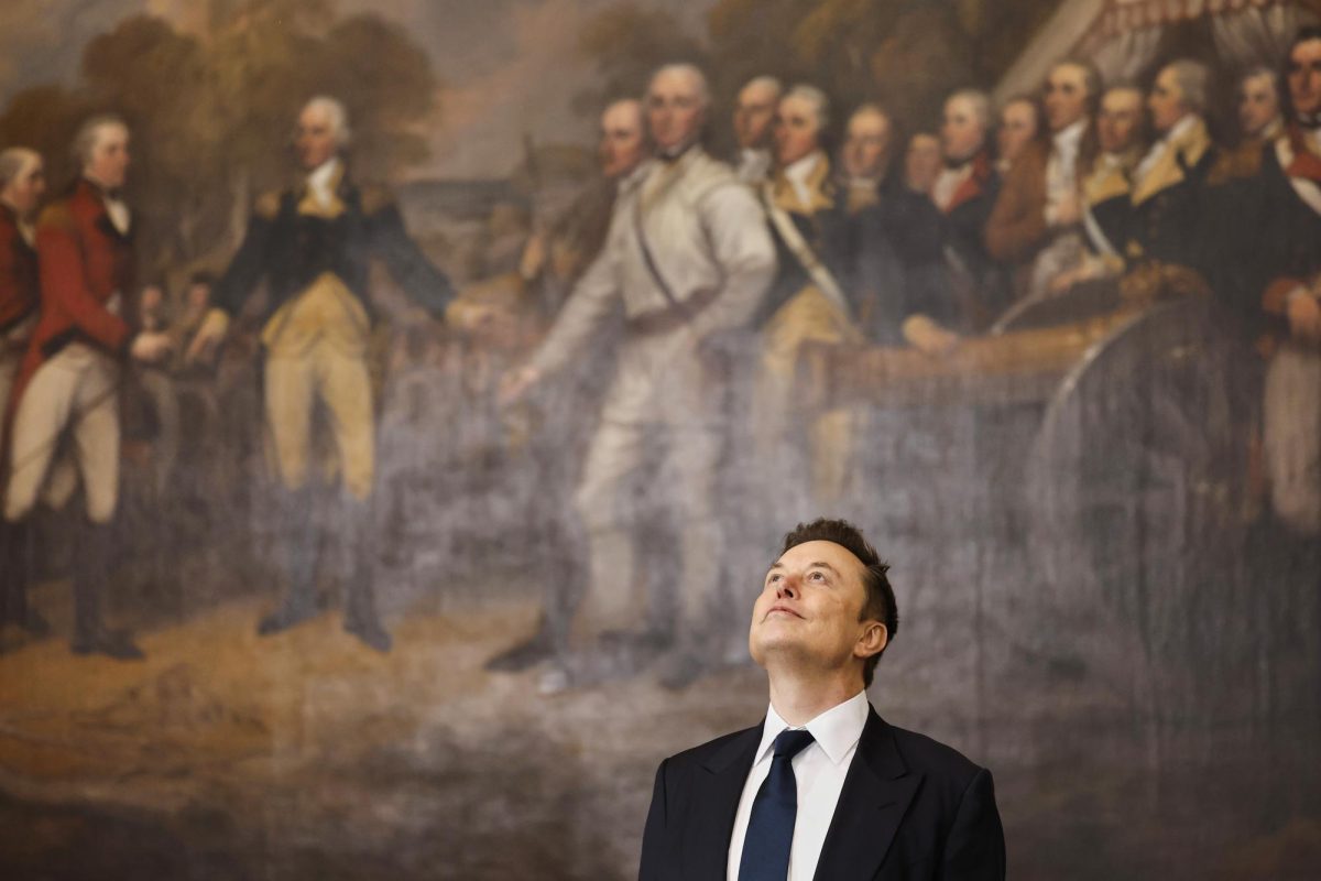 Elon Musk arrives before the 60th Presidential Inauguration in the Rotunda of the U.S. Capitol in Washington, Monday, Jan. 20, 2025. (Chip Somodevilla/Pool Photo via AP)