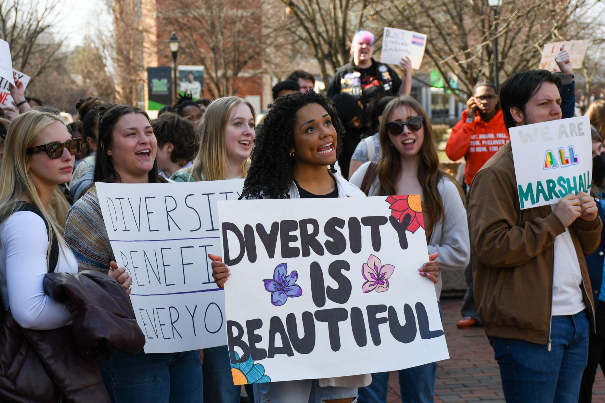 GALLERY: DEI protest at Marshall University - The Parthenon