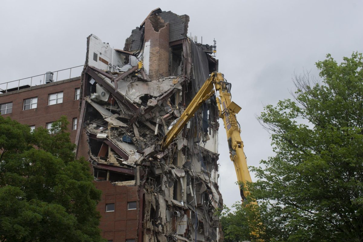 Demolition on Holderby Hall began earlier this month.