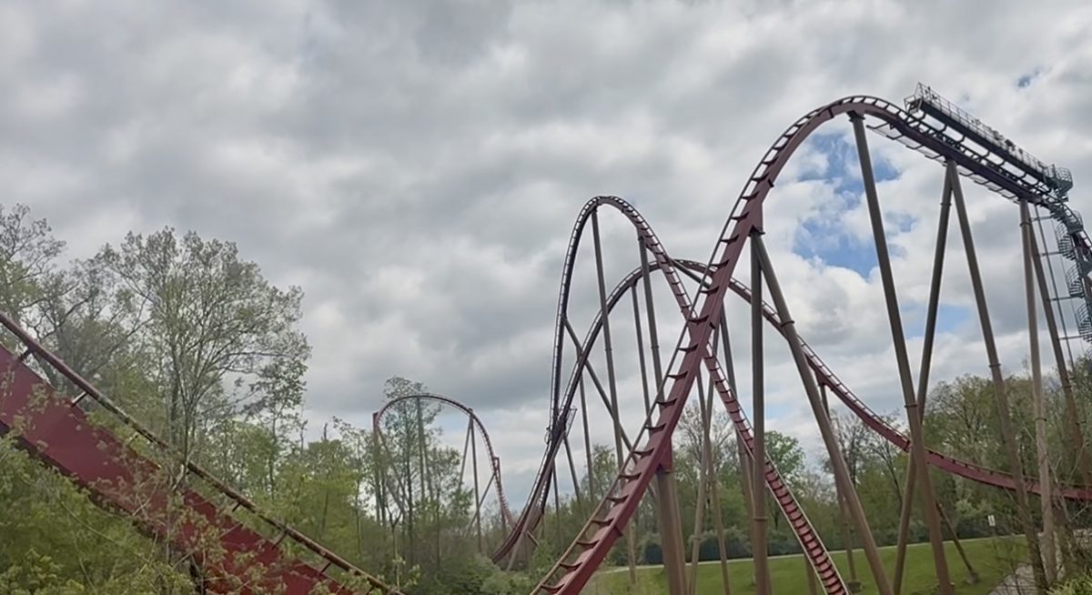 The Diamond Back offers hills and thrills for park-goers.