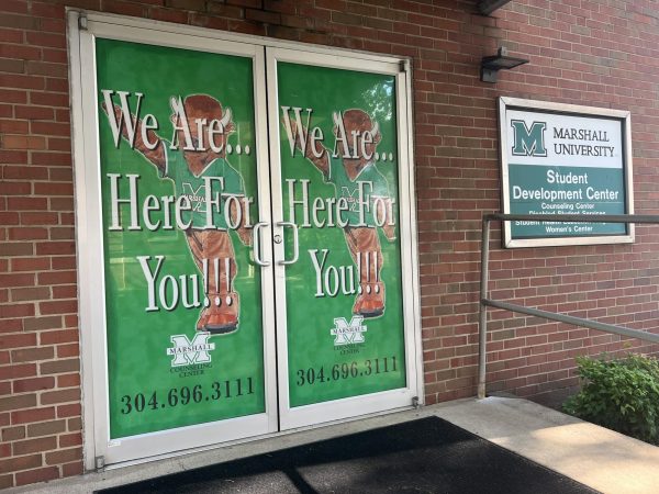 The Marshall Counseling Center, located in Prichard Hall, offers free counseling services to all Marshall students.