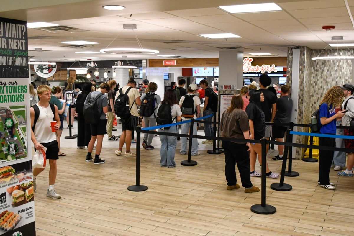 The recent uptick in enrollment has impacted several areas across campus, with noticeable increases in wait times at popular dining spots like Chick-fil-A and La Famiglia.
