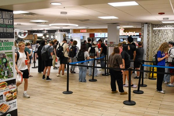 The recent uptick in enrollment has impacted several areas across campus, with noticeable increases in wait times at popular dining spots like Chick-fil-A and La Famiglia.