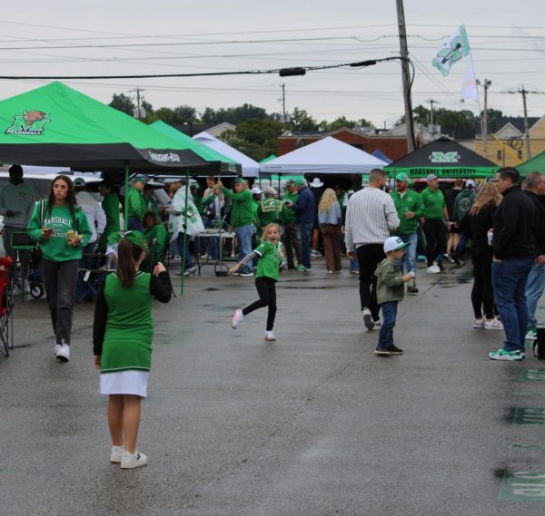 Hundreds of tailgaters packed the stadium lot on Saturday, Sept. 6, for Marshall Football vs. Missouri State.