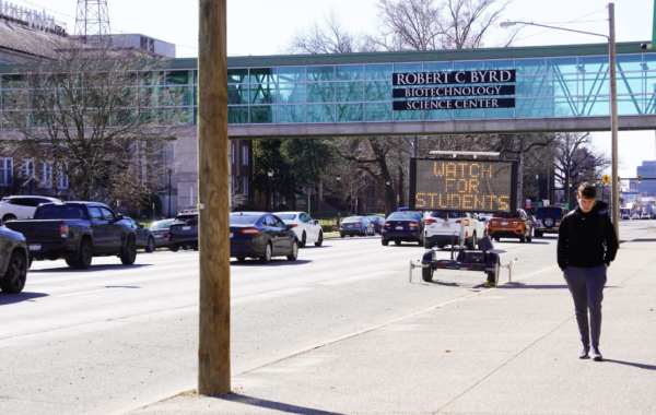 As students return to campus for the school year, the risk of distracted street crossings increases. 