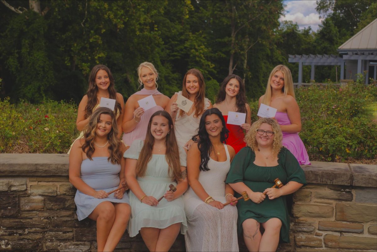 Members of Marshall University's Panhellenic Council are pictured. (Courtesy of the Panhellenic Council)
