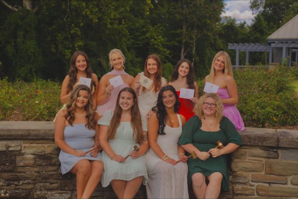 Members of Marshall University's Panhellenic Council are pictured. (Courtesy of the Panhellenic Council)