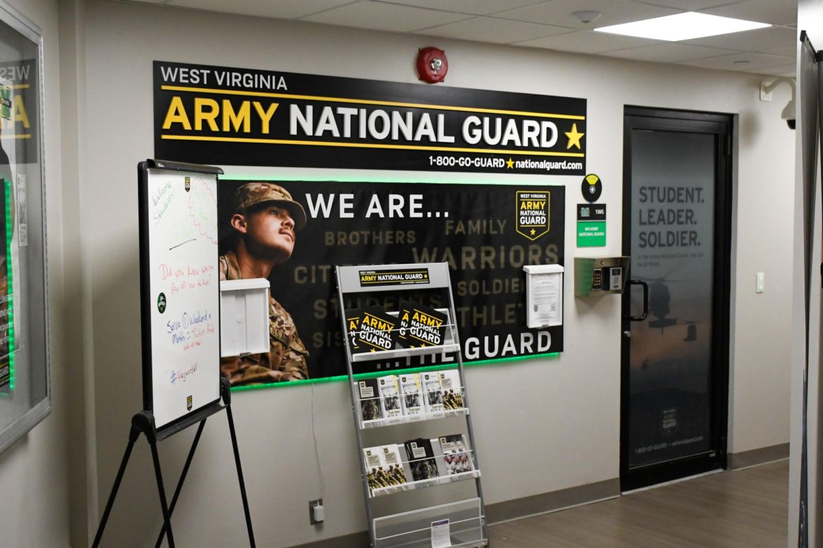 The Army National Guard has an office on campus in the Memorial Student Center.