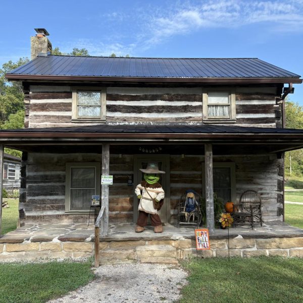 Heritage Farm's mascot Wilder often welcomes visitors as they venture to the farm. (Courtesy of Heritage Farm)