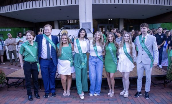 (Pictured: 2024 Homecoming Court) The announcement of the Homecoming Court annually occurs on Monday of Homecoming Week.