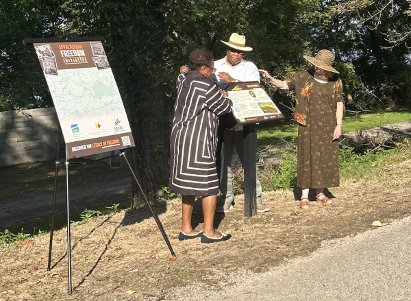 The new historical marker is located on Buffington Street near the Guyandotte boat ramp. 