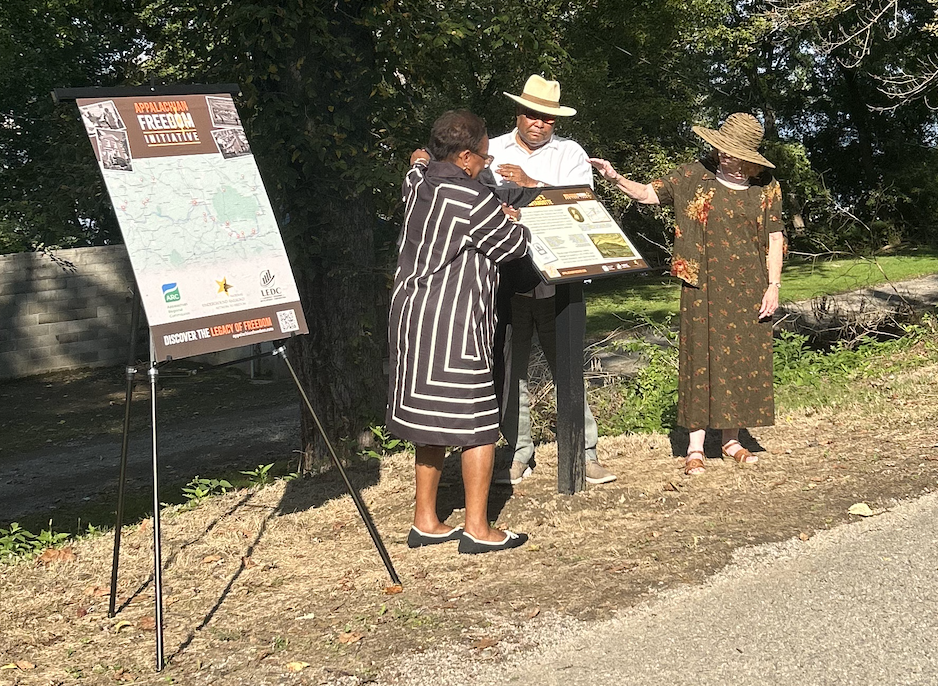 The new historical marker is located on Buffington Street near the Guyandotte boat ramp. 