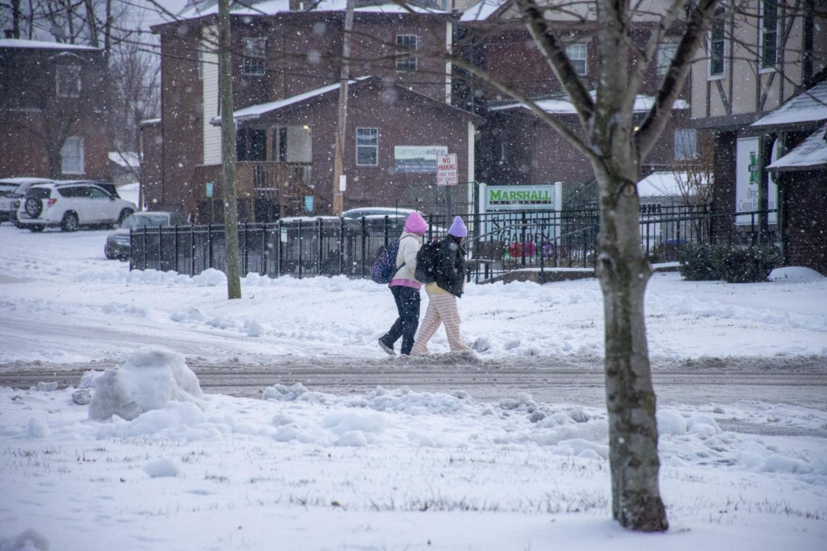Students at Marshall University experienced a pause in the third week of classes as Winter Storm Fern’s icy conditions closed campus Jan. 26–2