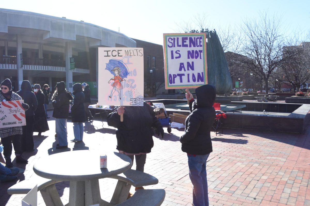 Following the death of Renee Good Jan. 7, at least four protests condemning ICE's actions have taken place in Huntington, with two on Marshall’s campus. 