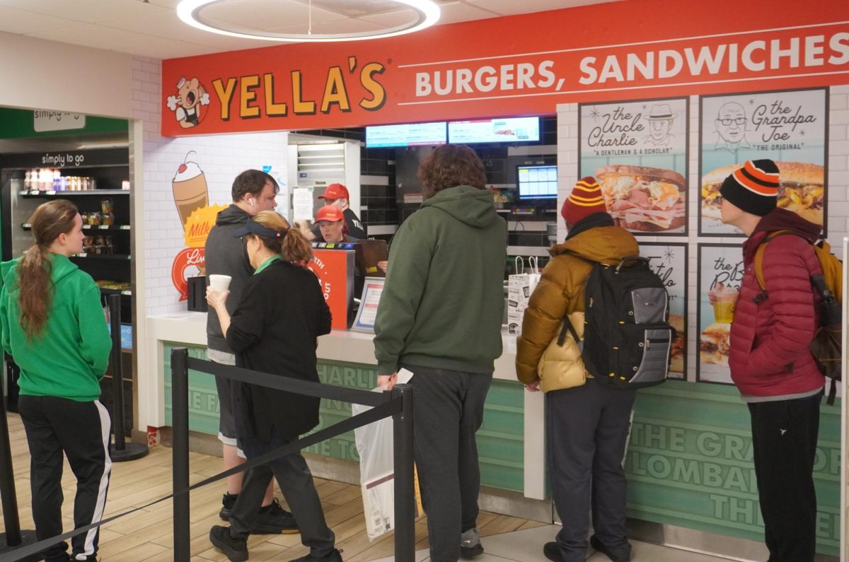 Yella's is the newest dining option on Marshall's campus offering options such as burgers, wings, submarine sandwiches and fries. 