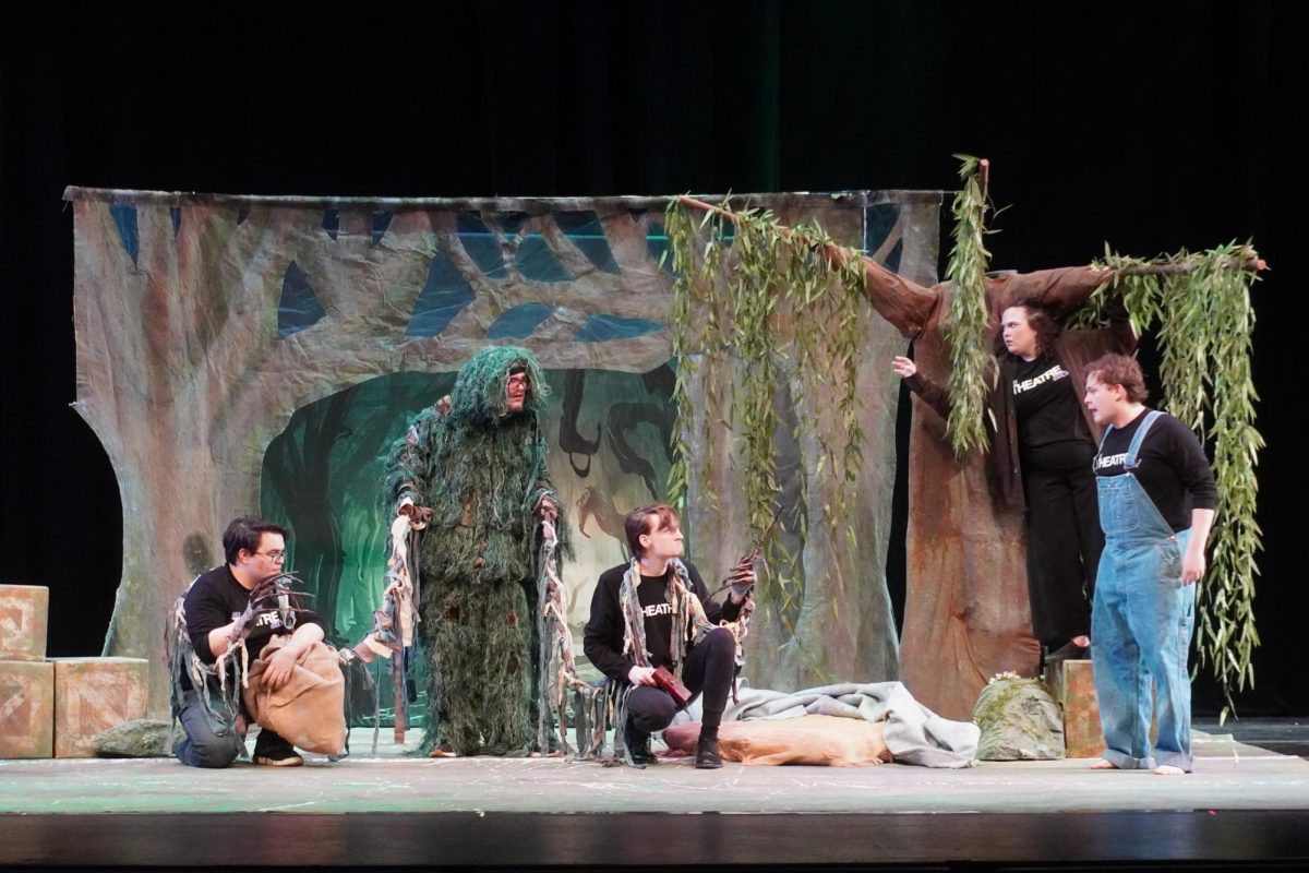 Students acted at the Joan C. Edwards Performing Arts Center.