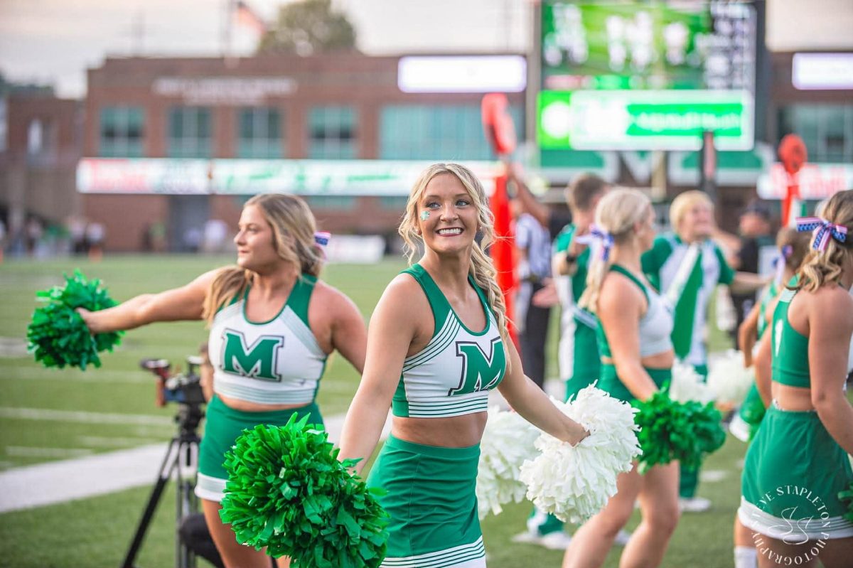 Leah Huffman was a member of Marshall Cheer from 2020 to 2025. 
(Courtesy of Steve Stapleton)