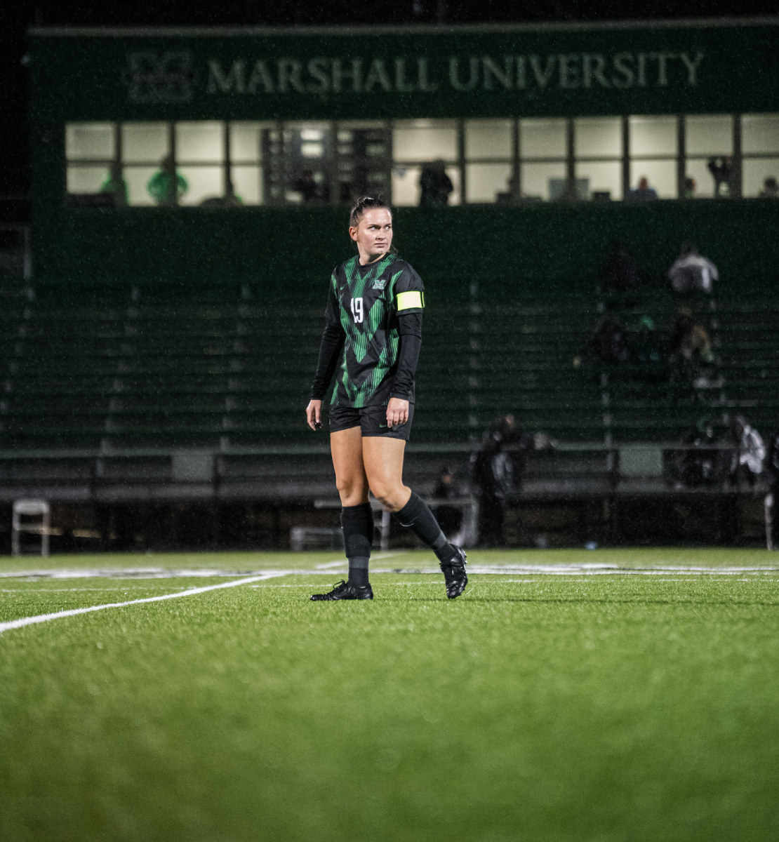 Lea Misch, a German native, plays soccer at Marshall
University. (The Parthenon/Marshall Athletics)