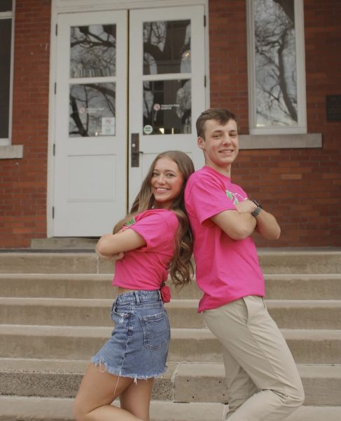 Alissa Davis and Jimmy John Jacob ran on a platform centered around wellness, success and engagement (Photo courtesy of Ella Bumgardner)
