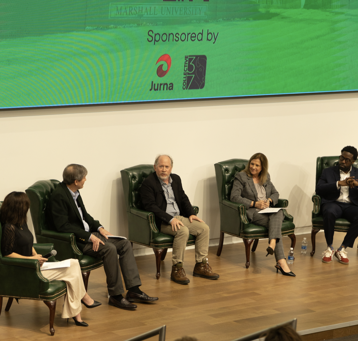 The “Beyond the Degree” panel was sponsored by Jurna and 
Collective 37. (Courtesy of Lainey Sansom)